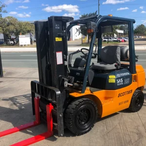 Toyota Forklift for Hire at Scotties Forklift Hire located in Coopers Plains, Brisbane. Qld.