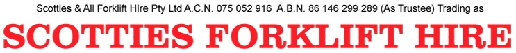 Scotties Forklift Hire and Sales